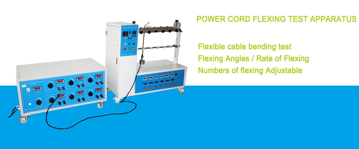 IEC 60884-1 Flexible Cable Flexing Test Apparatus Flexing Angles Adjustable