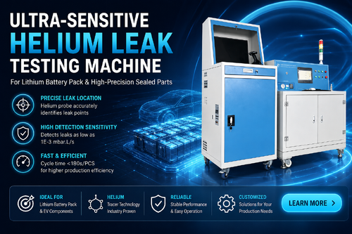 Latest company news about Why Helium Leak Testing Machines Are Becoming Essential for Lithium Battery Pack Manufacturing