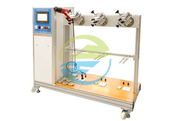 60rpm Household Appliance Test Equipment 3 Stations Flexing Test Apparatus For Supply Cord