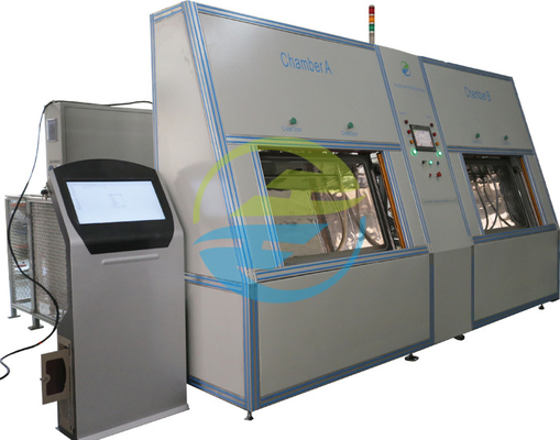 Good price 2 Stations Two Chamber Vacuum Helium Leak Detection Equipment Leak Testing Equipment online