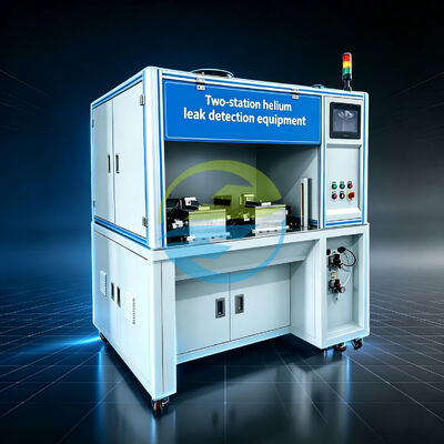 Good price High-Precision Relay Helium Leak Testing Equipment for Automatic Gas Tightness Inspection with Two Test Stations online